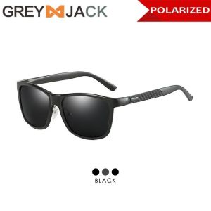 Grey Jack Kacamata Sunglasses Polarized Alumunium Magnesium Series Kotak Aviator Kokoh Anti Silau UV400 Fashion Pria 8512 581 9022 407