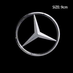 Cho Mercedes Benz biểu tượng Decal ABS dán Hợp kim nhôm xe trang trí Sticker phụ kiện