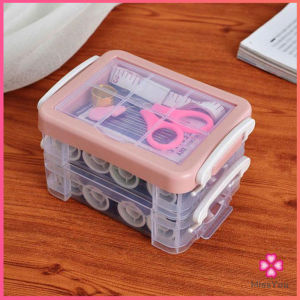 Missyou DIY อุปกรณ์เย็บผ้า ด้าย เข็ม ครบเซ็ท ขนาดพกพา คละสี Sewing set