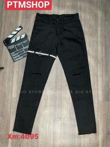Quần jeans nam V4095_Quần bò nam kiểu dáng mới 2022