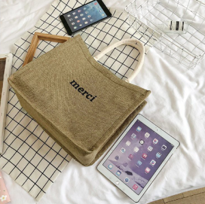 Túi Cói Merci đựng vừa laptop A4 đi du lịch