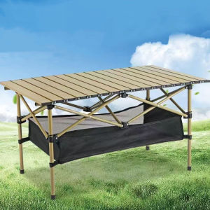 OKGO Camping Table Folding Table Outdoor Table Portable Folding Table and Chair Aluminum Alloy Table Picnic Table Camping Table Foldable Table and Chair set