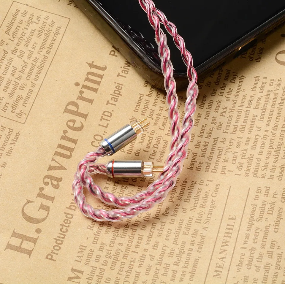 NiceHCK RubyCat Earbud Replace Cable Germany Copper Upgrade Wire