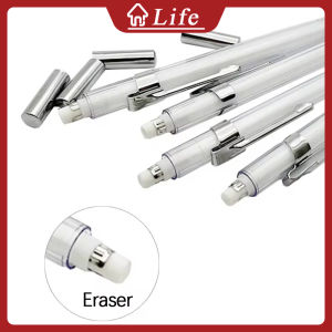 0.5/0.3/0.7/0.9MM Press Pencil Combination Set  School Office Supplies Transparent Multi-Purpose Drawing Pencil With Eraser