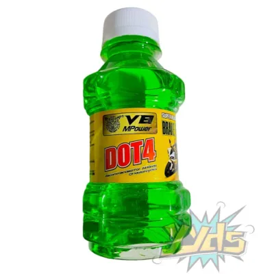 BRAKE FLUID DOT4 Colored 150ML (1pc) FOR MOTORCYCLE HEAVY DUTY BRAKE SYSTEM