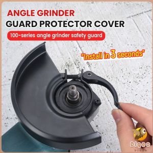 Digeo Black Angle Grinder Wheel Safety Guard Protector Protective Cover for Electric Angle Grinder