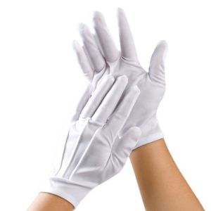 MELODI High Stretch White Work Gloves White Color Tools Type Ceremonial Gloves Ceremonial Household Cleaning High Stretch Gloves For Men Women