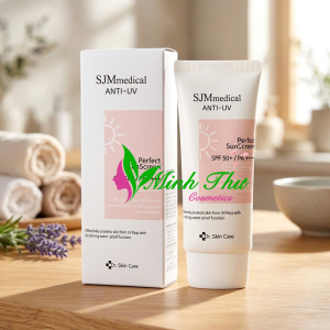 Kem chống nắng SJM Medical Anti UV Perfect SunScreen SPF50+/PA++++ cấp ẩm nâng tone