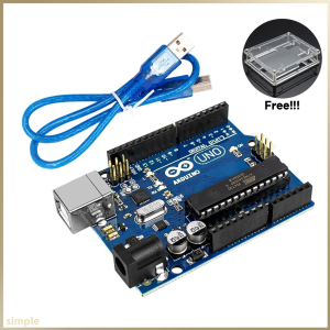 UNO R3 Development Board compatible with Arduino ATmega328P CH340 CH340G With Straight Pin Header and Cable