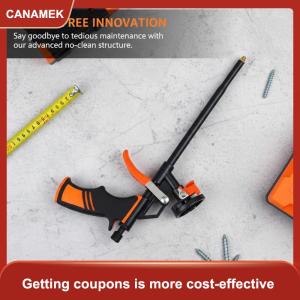 【CANAMEK】 Có thể điều chỉnh dòng chảy PU phun bọt của nhãn hiệu Sealant công cụ Heavy Duty mở rộng Applicator cho cửa sổ cửa khoảng cách Điền