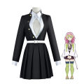 Anime Demon Slayer Kimetsu No Yaiba Kanroji Mitsuri Cosplay Costume For Women Kimono Dress Full Sets Pink Double Ponytail Wig. 