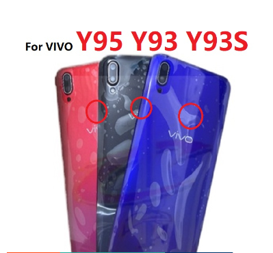 Back cover Housing For vivo Y95 Y93 Y93S (No Hole) Red Blue Black