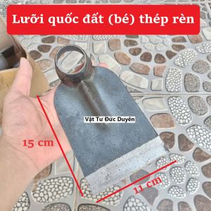 (Bé) Lưỡi quốc đất cuốc làm vườn làm ruộng thép rèn sắt bén và bền