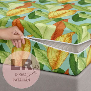 Quality Foam Cover with Long Zipper - Canadian Cotton (Random design/color) (HINDI KUMUKUPAS)