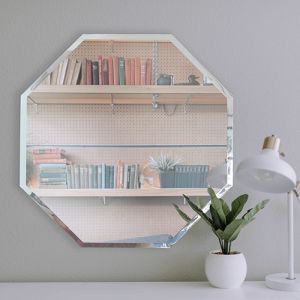 Irregular Mirror EIGHT Pagoda 8 Aesthetic Kaca Kamar Segi 8 60 x 60