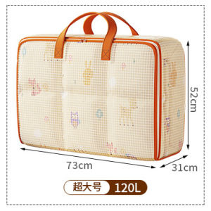 PVC Waterproof Clothes Organizer Storage Bag With zipper Wardrobe Organizer boxes 250L Oversize