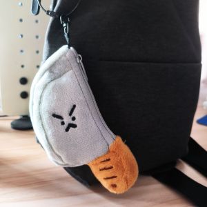 Yuguoshan Original Small Plush Earphone Case Pendant Funny KnifeStorage Bag Doll Ornament Keychain