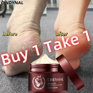 （Buy 1 Take 1）110g Horse Oil Foot Hand Cream Anti-Aging Moisturizing Horse Oil Hand Cream Dry Skin Care Peeling Whitening Repair Can Use for for Rough Dry and Cracked Chapped Feet Heel