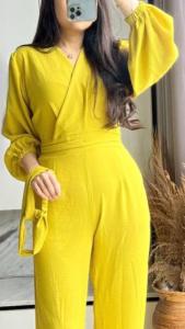 A&B Jumpsuit 7881-85 Crinkle Import Premium Realpic Free Bandana LD 100-108 PJ 135 LP 70-90 CM