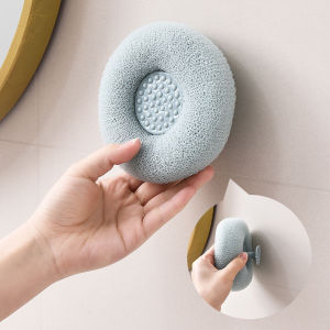 Bông Tắm Cọ Lưng Tắm Xơ Mướp 3D Giúp Mát Xa Khi Tắm Miếng Bông Tắm Tạo Bọt Tẩy Da Chết Gắn Tường Tiện Lợi