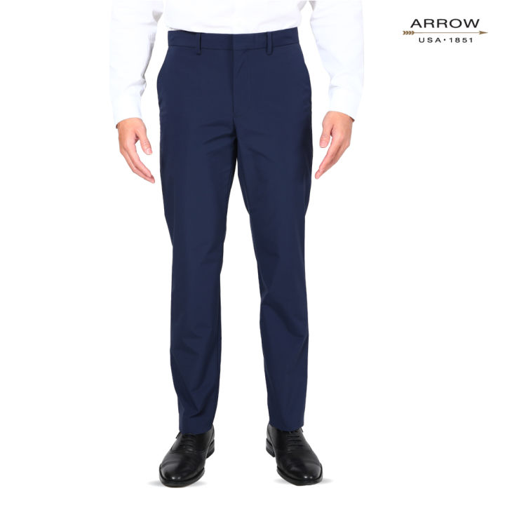 Buy Arrow Men Charcoal Grey Smart Fit Formal Trousers - Trousers for Men  218111 | Myntra