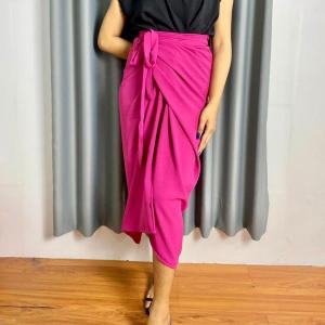 History Fashion - Rok Lilit Ikat Polos Crinkle Airflow