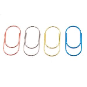 MMLUCK 10pcs Văn phòng phẩm Kẹp Giấy rộng lớn Bền 50mm Kẹp Giấy ảnh dễ thương Kẹp đánh dấu trang Đơn giản Kẹp giấy cỡ lớn Sinh viên