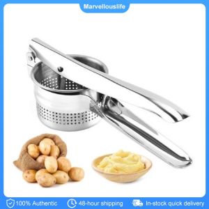 Manual Stainless Steel Potato Ricer Masher Fruit Vegetable Squeezer Crusher Kitchen Tools