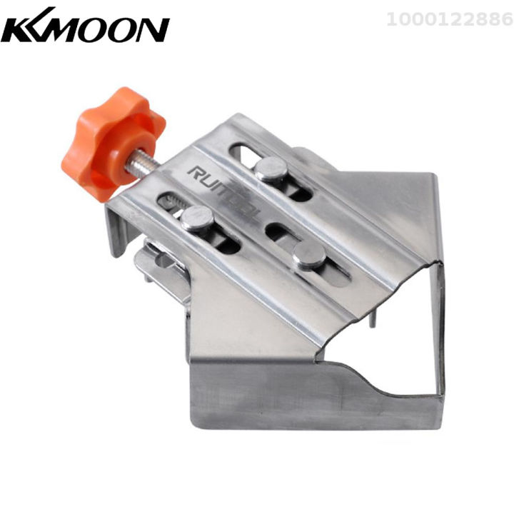 Kkmoon Kẹp Định vị nhanh Kẹp góc vuông thợ mộc Kẹp góc cố định 90 độ ...