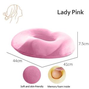 Premium Memory Foam Comfort Ring Cushion for Office and Car Seat - Pain Relief & Posture Support