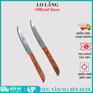 Dao bếp inox cán gỗ cao cấp thiết kế với kiểu dáng đẹp mắt tinh tế và nhìn rất sắc nét