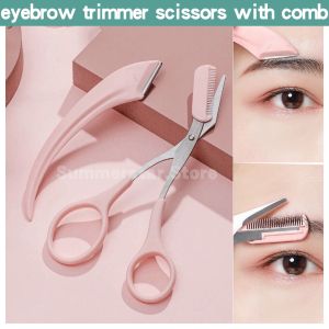 Eye Brow Trimmer Eyebrow Shaving Kit Blade Shaver Set Eyebrow Razor Lady Sharpener for Beauty Makeup Tool