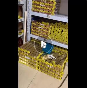 Hanson8 WEDM Electrode Tube Single Hole Brass tube 0.5/0.6/0.7/0.8/1.0/1.2/1.5mm*600mm Length for EDM Drilling Machine 100PCS B8T9H