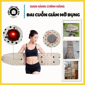 Đai Hồng Ngoại Quấn Nóng Rung Massage Bụng Giảm Béo Hồng Ngoại