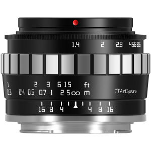 TTArtisan 23mm F1.4 APS-C Manual MF Documentary Lens for Sony E Mount Fujifilm X Mount Nikon Z Mount Olympus Panasonic M43 Leica L Canon RF EF-M  Mirrorless Camera