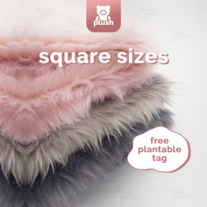 Cheapest and High Quality Plush Faux Fur Fabric for flatlay square carpet product photoshoot seat cover by Beau Galleria