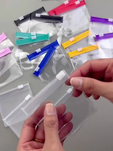 10pcs EVA Zippered Pouches For Travel Storage Transparent Pills Bags For Business Traveler And Backpackers