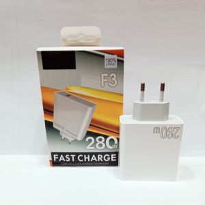 Batok Adapter Kepala Casan HP For PC F3 280W Fasr Charger Support Fat Charging Batok Adaptor