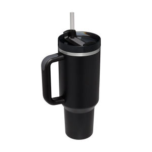 40oz/1200ML 304 Stainless steel Thermos Macaron Vacuum Tumbler Cup Water bottle with straw