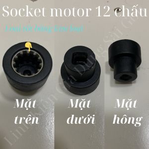 Bộ dao xay máy chế biến sữa hạt Bluestone nhông kim loại socket 12 khía
