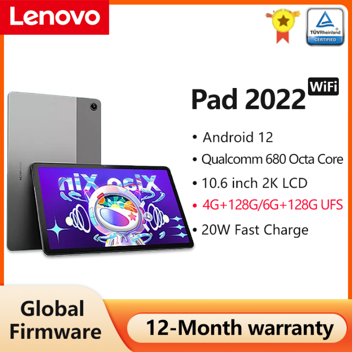 Lenovo Tablet xiaoxin Pad 2022 10.6 inch Snapdragon 680 Octa Core 6GB Ram  128GB Rom 2K Screen lenovo p11 2022 Tablet Android 12 | Lazada PH