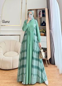 Zahira1808 Jameera 2 Gamis Bahan Ceruty Baby Doll Dengan Khimar Segi Empat Import Gamis Murah Trendi Baju Syari Muslim Wanita Ibu Terlaris Baju Pesta Adem Nyaman Di Pakai Real pict Orii
