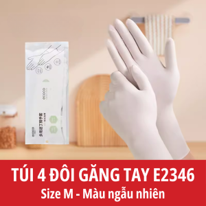 Set 4 đôi găng tay cao su ECOCO size S M L đa năng cao cấp siêu dai an toàn sức khoẻ E2346