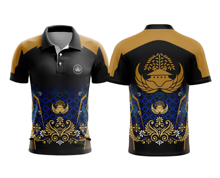 Kaos Polo Baju Berkerah KORPRI GURU Fullprint 07 Kemeja Jersey Dan