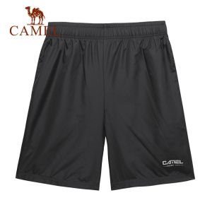 อูฐกางเกงกีฬาขาสั้นผู้ชายฤดูร้อนหลวมห้าจุดกางเกงขาสั้นผู้ชายวิ่งเครื่องแต่งกายระบายอากาศทนกางเกงกีฬา