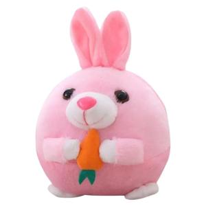 Vibrating Plush Pig Dog Toy with Interactive Bouncing and Sound Teasing Ball Fun Exercise Toy