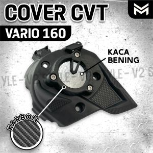 TUTUP COVER CVT MOTOR VARIO 160 ABS CBS TAHUN 2023 COVER AIR DUTCH TANPA KICK STARTER PLUG AND PLAY (PNP) BAHAN ABS + TUTUP KACA AKRILIK TRANSPARAN SUDAH TERMASUK BAUT ORIGINAL MOSCOW TUTUP CVT HONDA VARIO CLICK VARIO 160 ABS VARIO 160 CBS