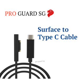 [SG] Replacement Cable Type C to Microsoft Surface Charging Power Cable Connector Power Surface Pro 7 6 5 4 3 Go Laptop