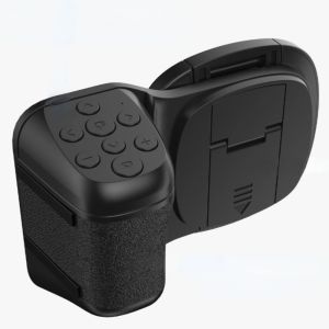 ที่วางโทรศัพท์บลูกล้องโทรศัพท์สมาร์ทโฟนผู้ช่วยพร้อมไฟเติมที่จับกล้องเทียมกันลื่นสำหรับการถ่ายสตรีมสด