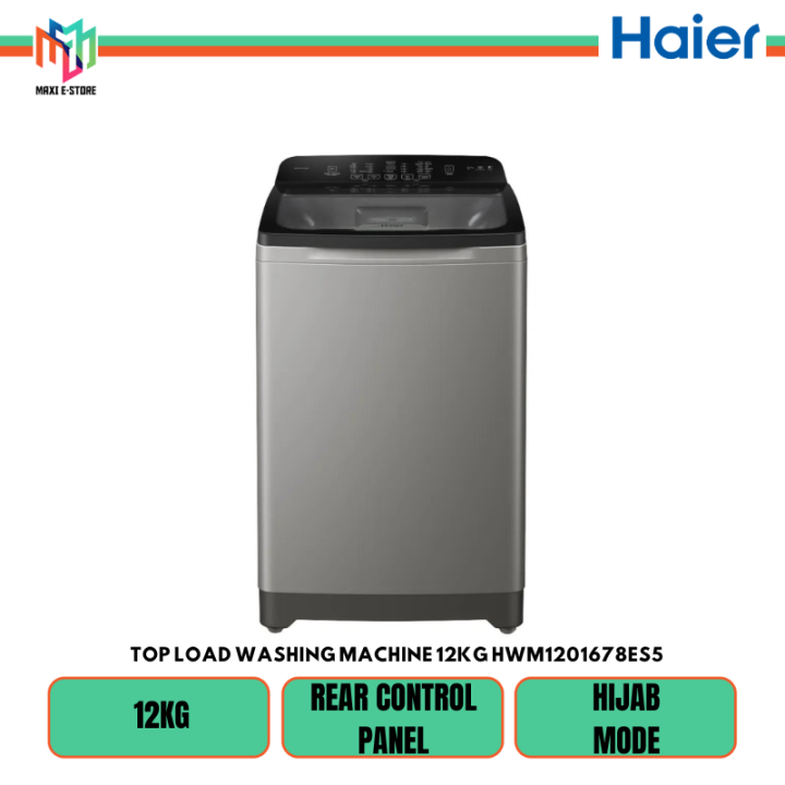 Haier HWM1201678ES5 Top Load Washing Machine Quick Wash 12KG HWM1201678ES5